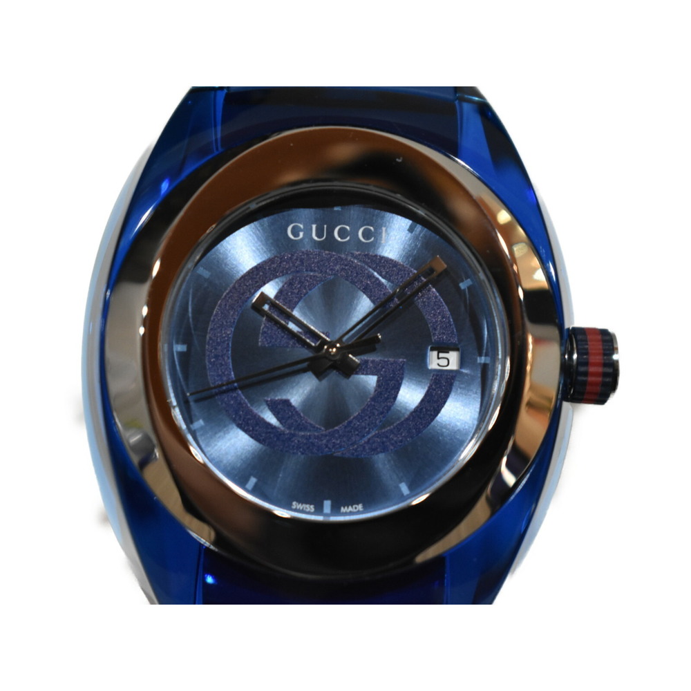Gucci Sync Quartz Watch Stainless Steel White